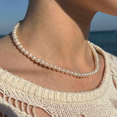 Collar de Perlas Naturales de Agua Dulce | Operla